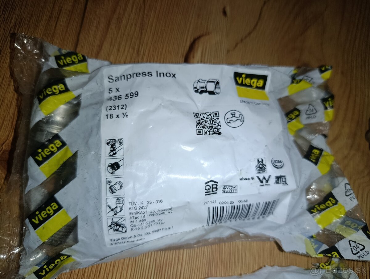 VIEGA, GEBERIT FITINGY - 3