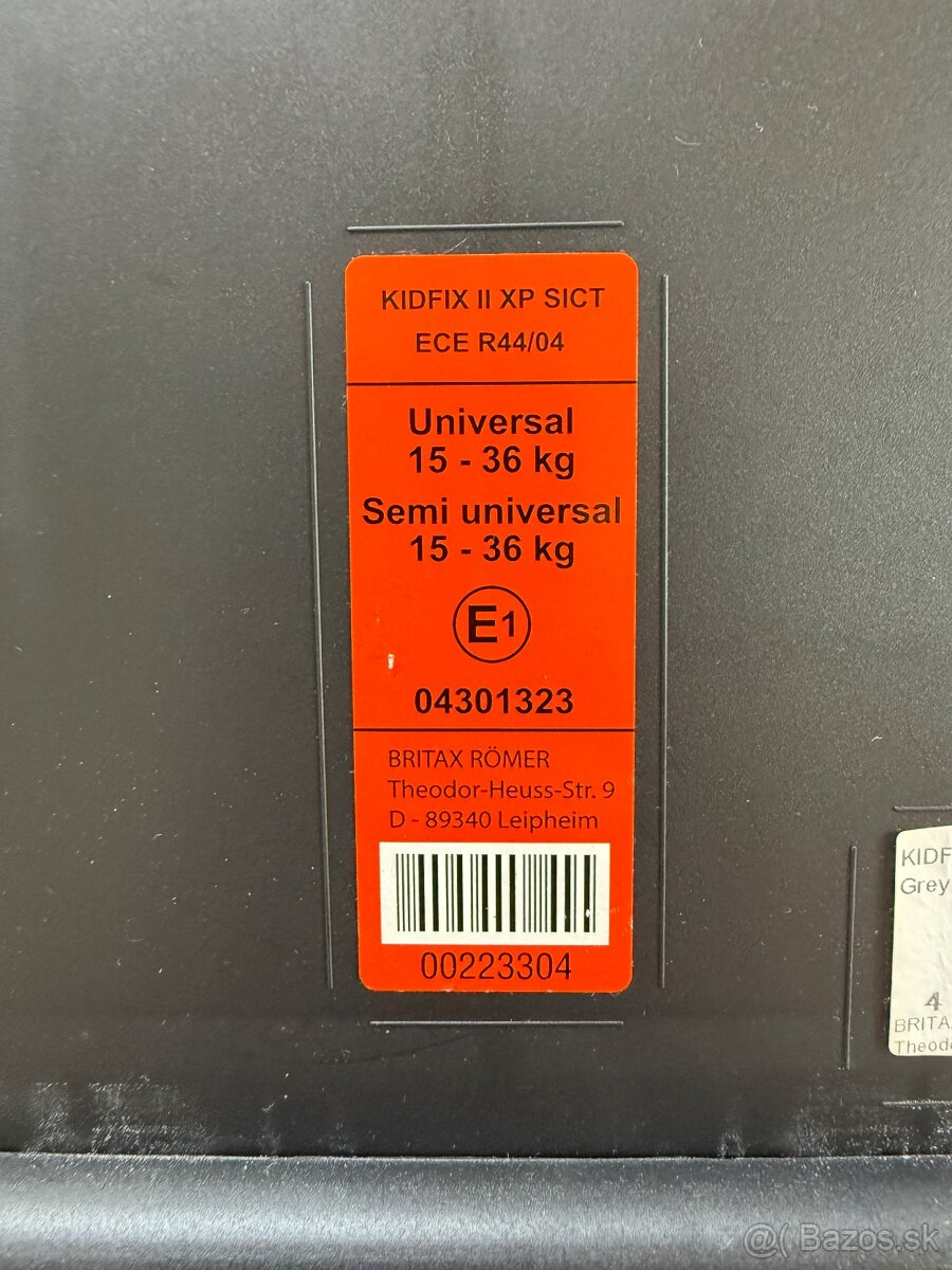 Predam BRITAX-ROMER KIDFIX II XP SICT - 3