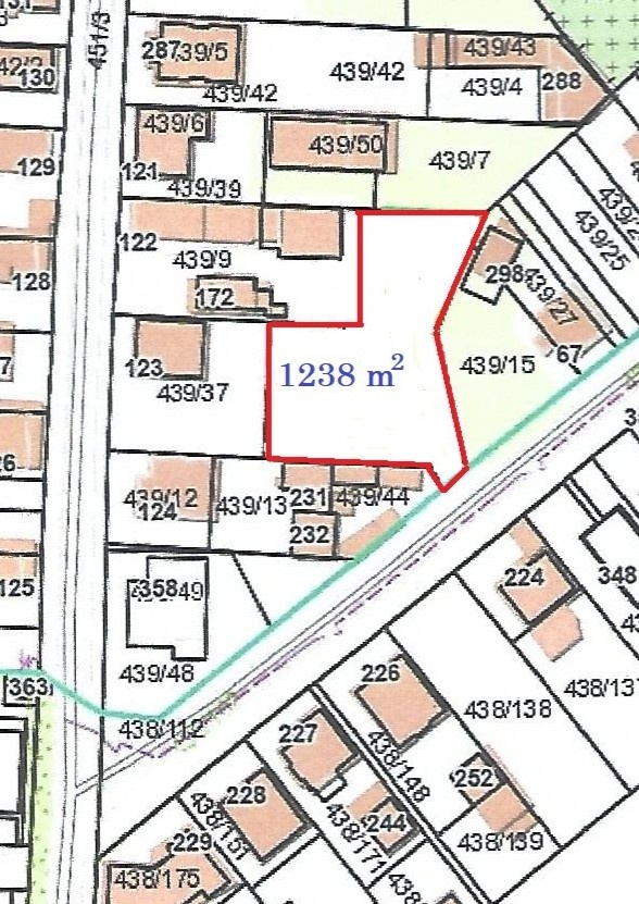 Stavebný pozemok v lokalite - Trnávka -DS (1238 m²) - 3