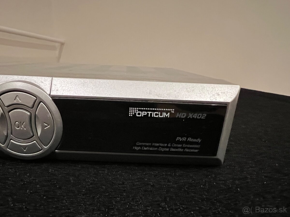 Opticum HD X402 - satelitny HD prijimac - 3