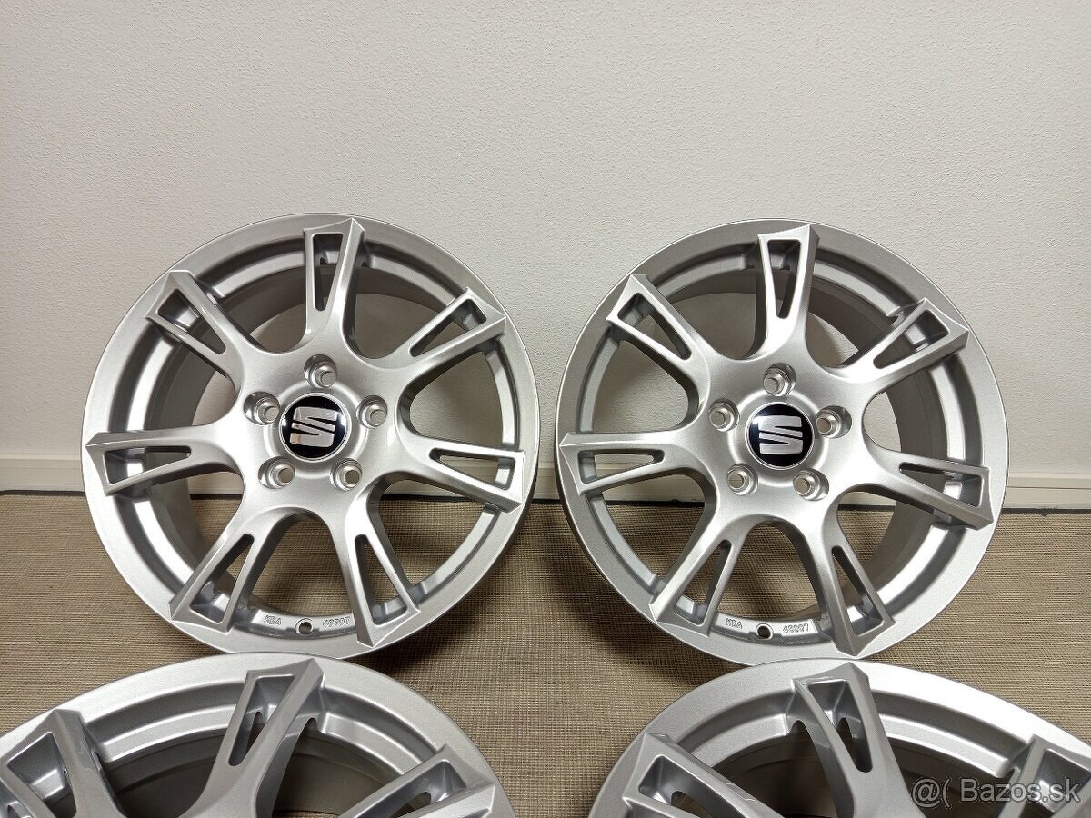 Alu Disky R15 5x112 Et43 6J Seat Škoda Audi Volkswagen - 3