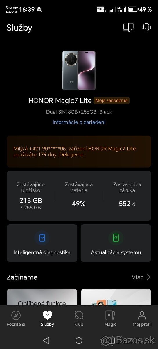 Honor Magic 7 Lite 5G 6600 mAh - 3