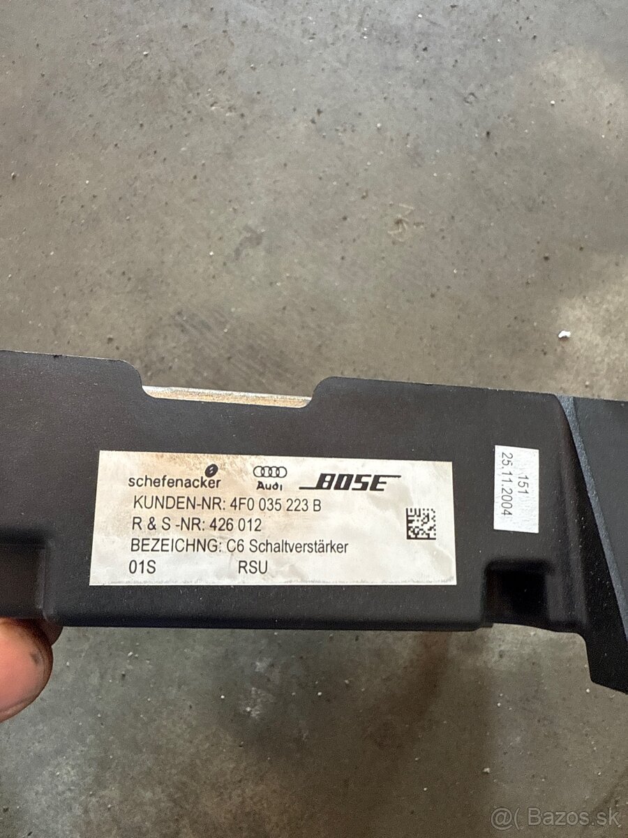 Zosilovač BOSE Audi a6 4f, MMI 2G - 3