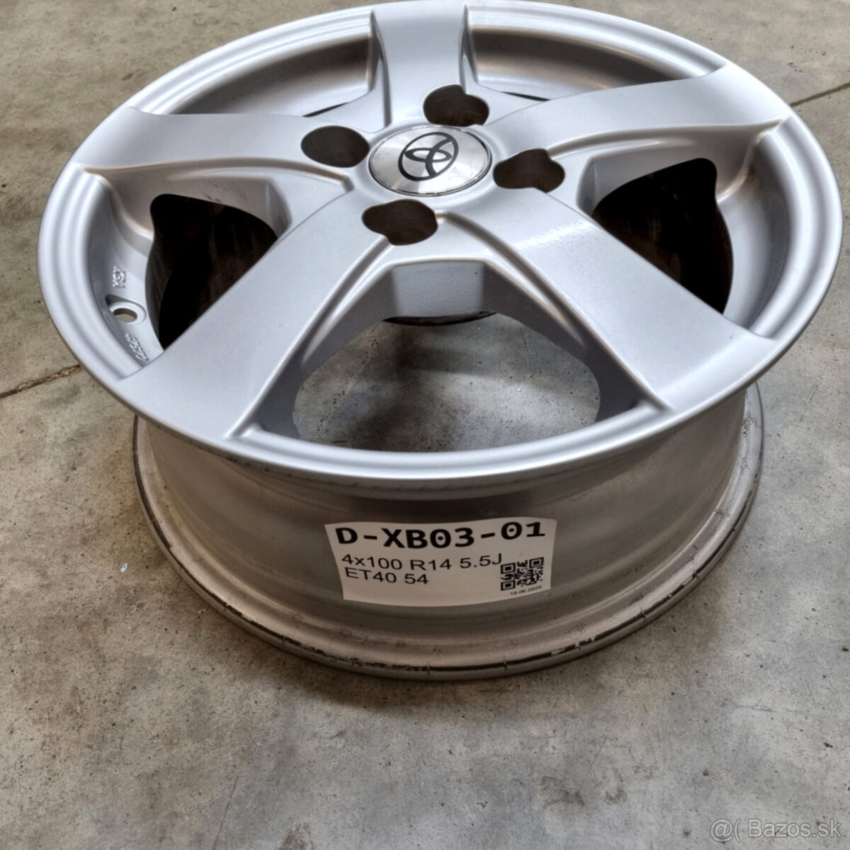 Hliníkové disky 4x100 R14 5,5J ET40 - 3