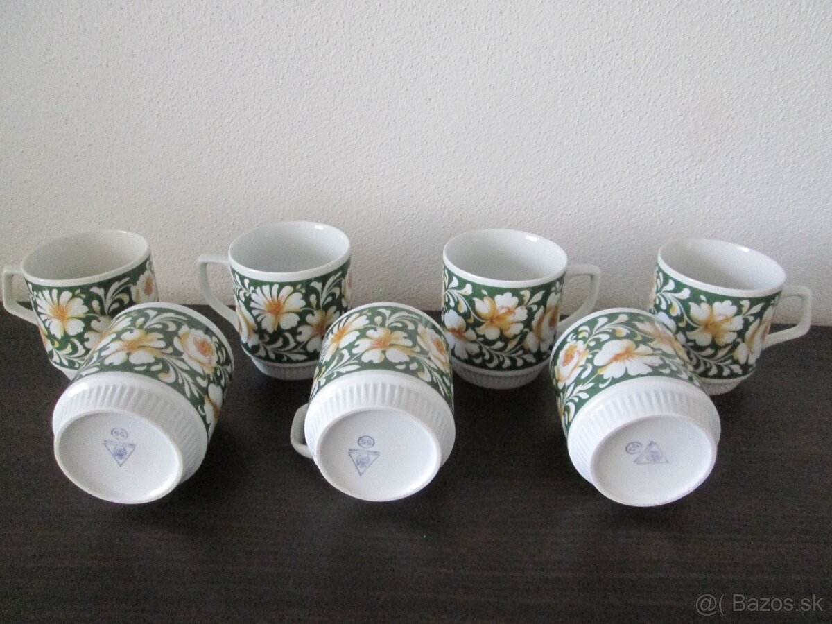 Retro hrnčeky 7ks - 3