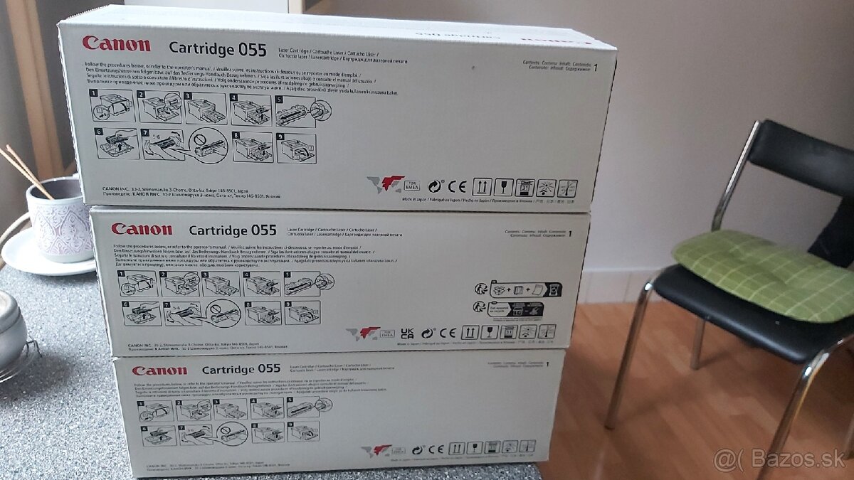 Predám nové catridge Canon 055 - 3