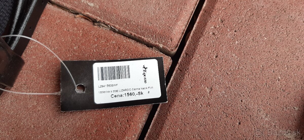 Kožená uzdečka s oťažami zn. Lizardo - úplne nová - 3