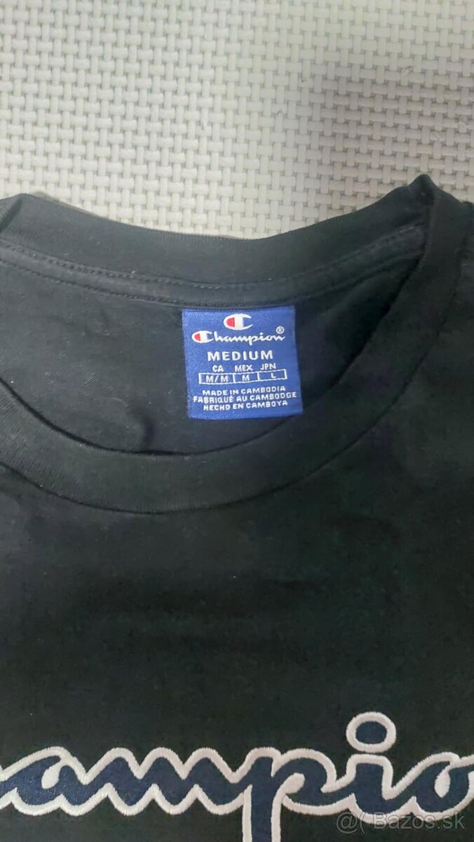 tričko Champion čierne (M) - 3