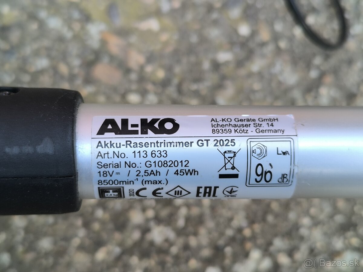 Aku strunová kosačka - 3