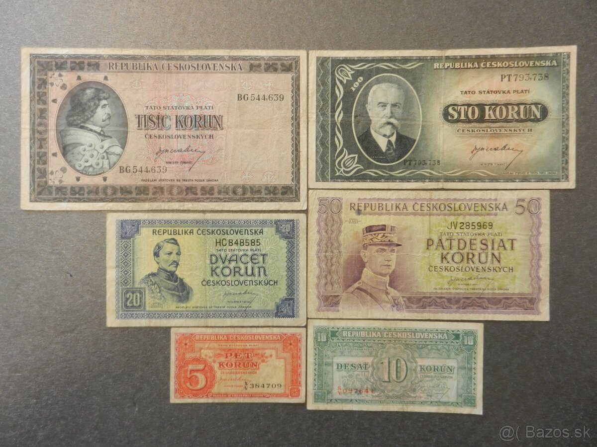 Staré bankovky Anglická emisia - 3