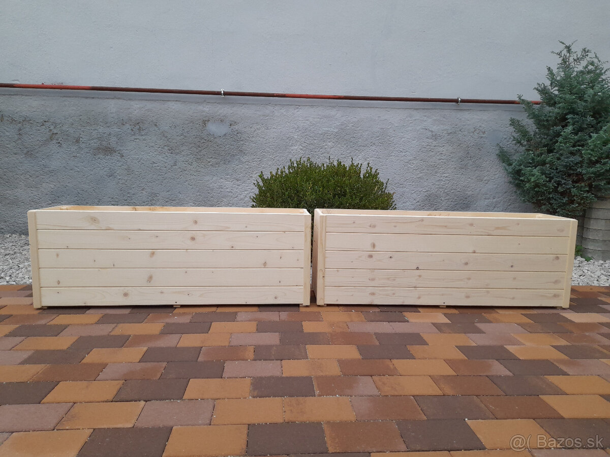 kvetináč s dnom 100x40x30š - 3