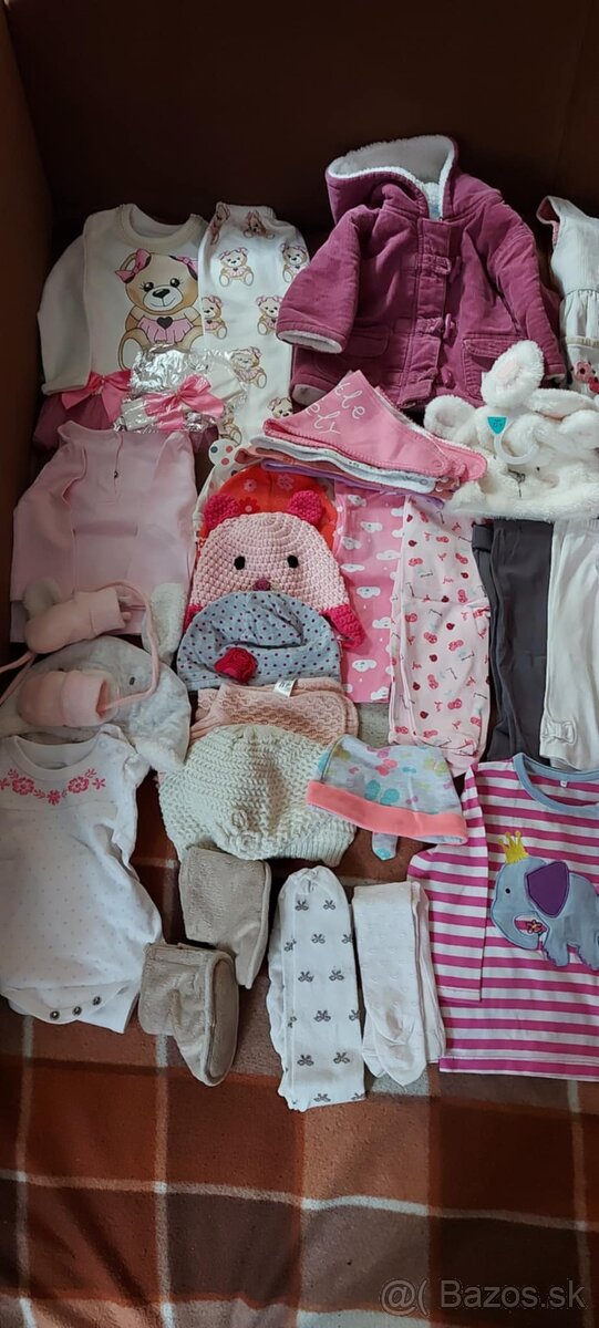 Balík dievčenského oblečenia 68+balík oblečenia darujem - 3