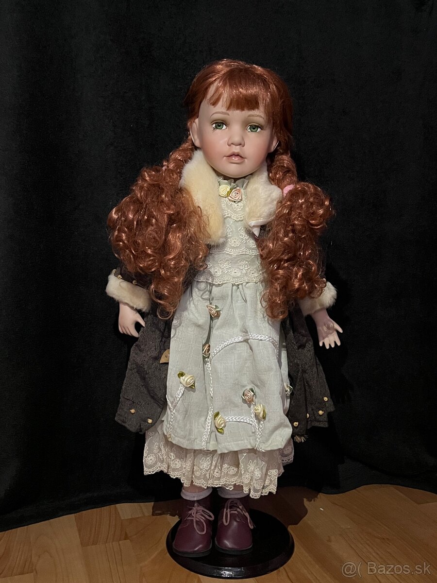 Veľká zberateľská keramická bábika - 3