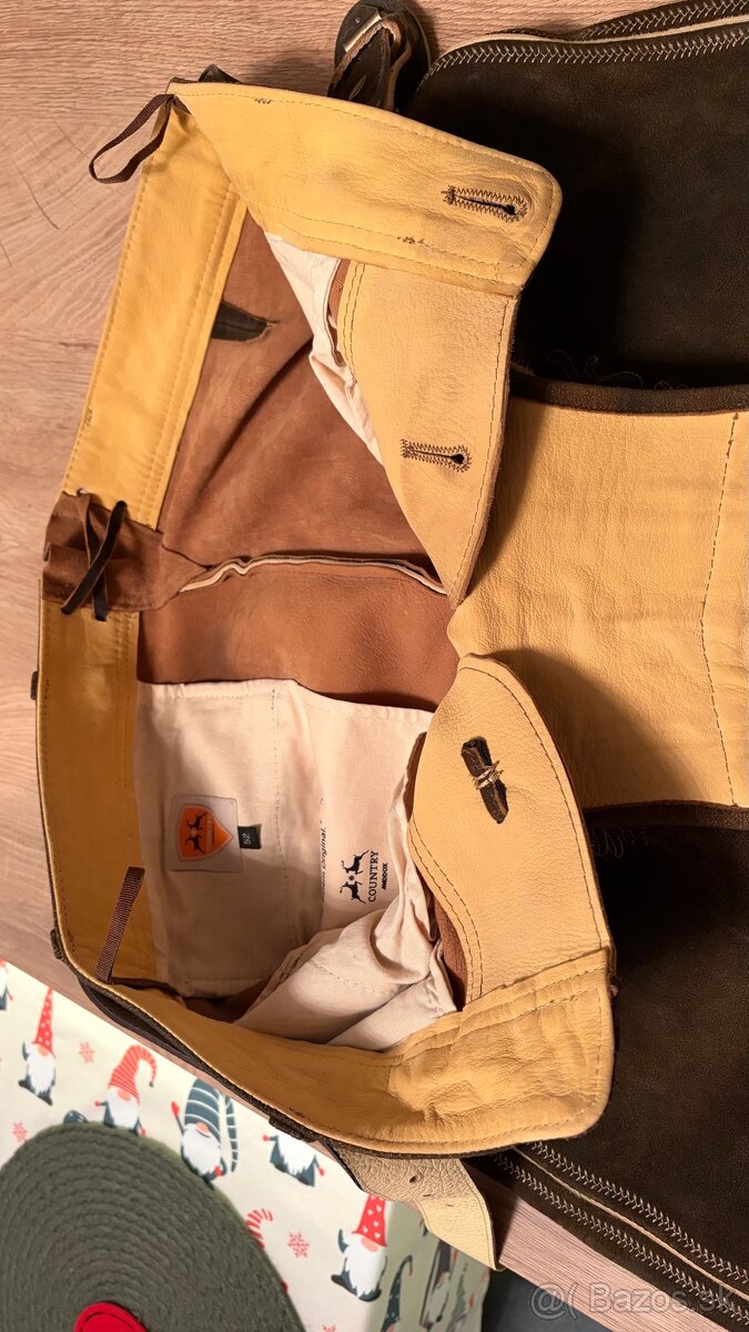 Poľovnícke nohavice kožené - 3