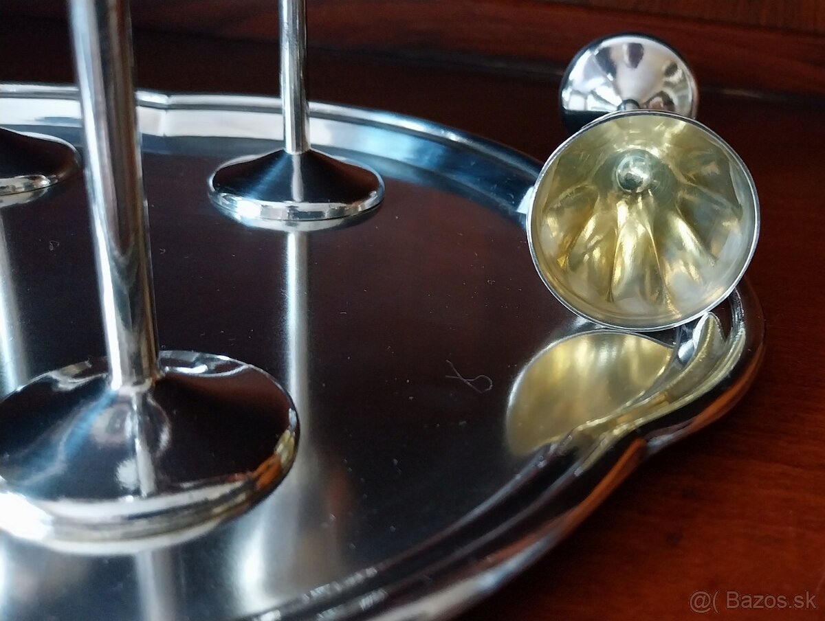 poháre na stopke s táckou + 4 čajové poháre zadarmo - 3