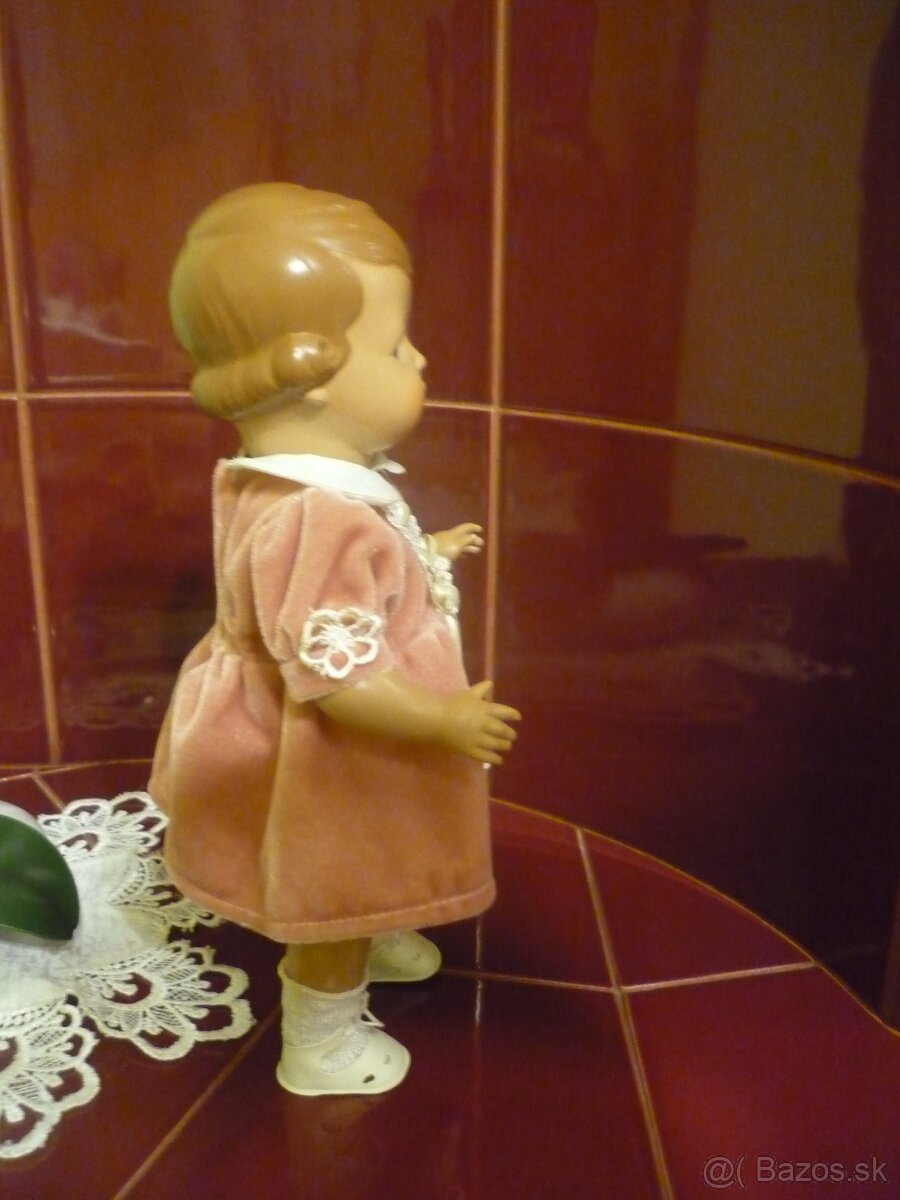 Inge - bábika od Schildkröt, značená, TOP STAV, v. 34cm. - 3
