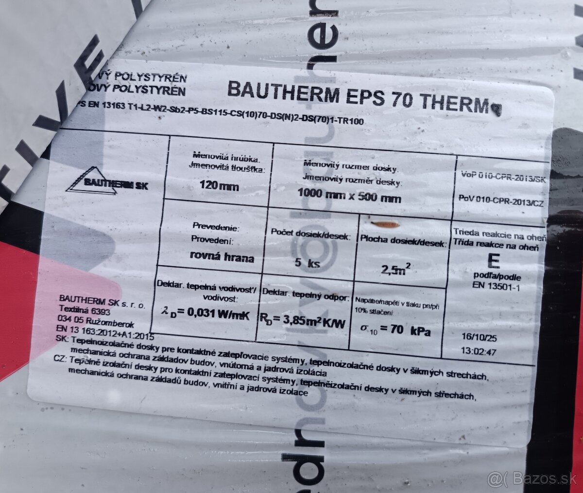 Grafitový polystyren,, pelysty, hmoždinky, sieťka, styrodur - 3