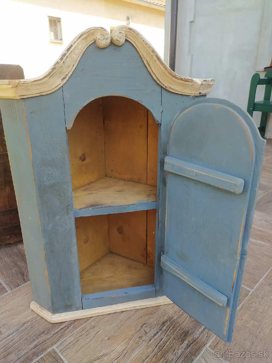 Rohová vidiecka skrinka, - 3