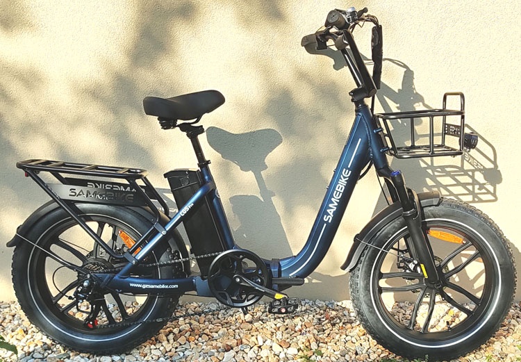 Elektrický skladací bicykel FATBIKE ALUMINIUM rám 500W motor - 3