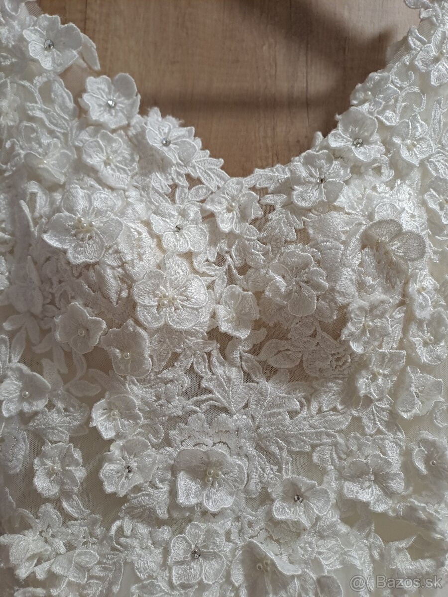 Svadobné šaty veľ.38 - 3