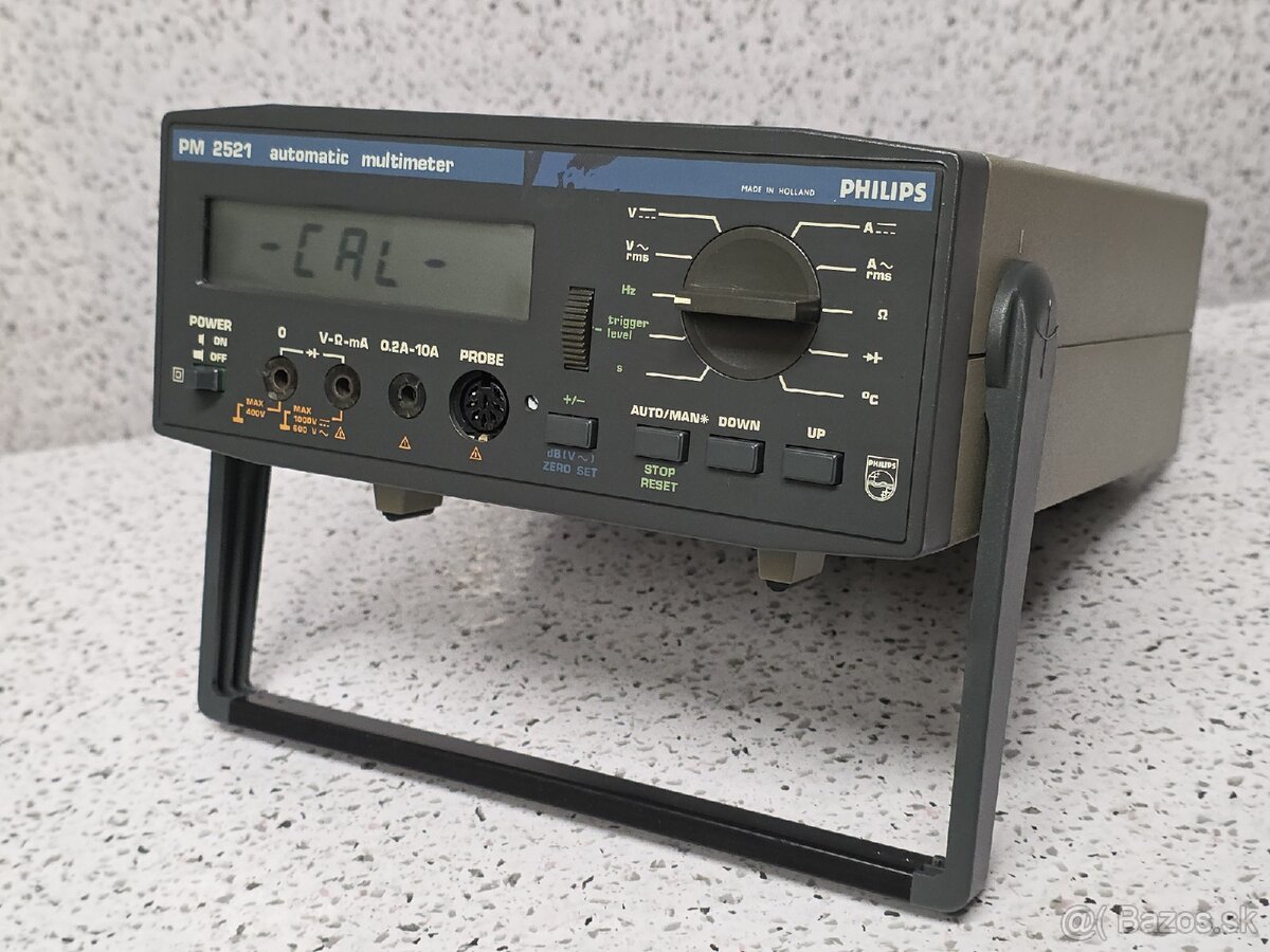Philips PM2521 》Automatic Multimeter 》Made in Holland - 3