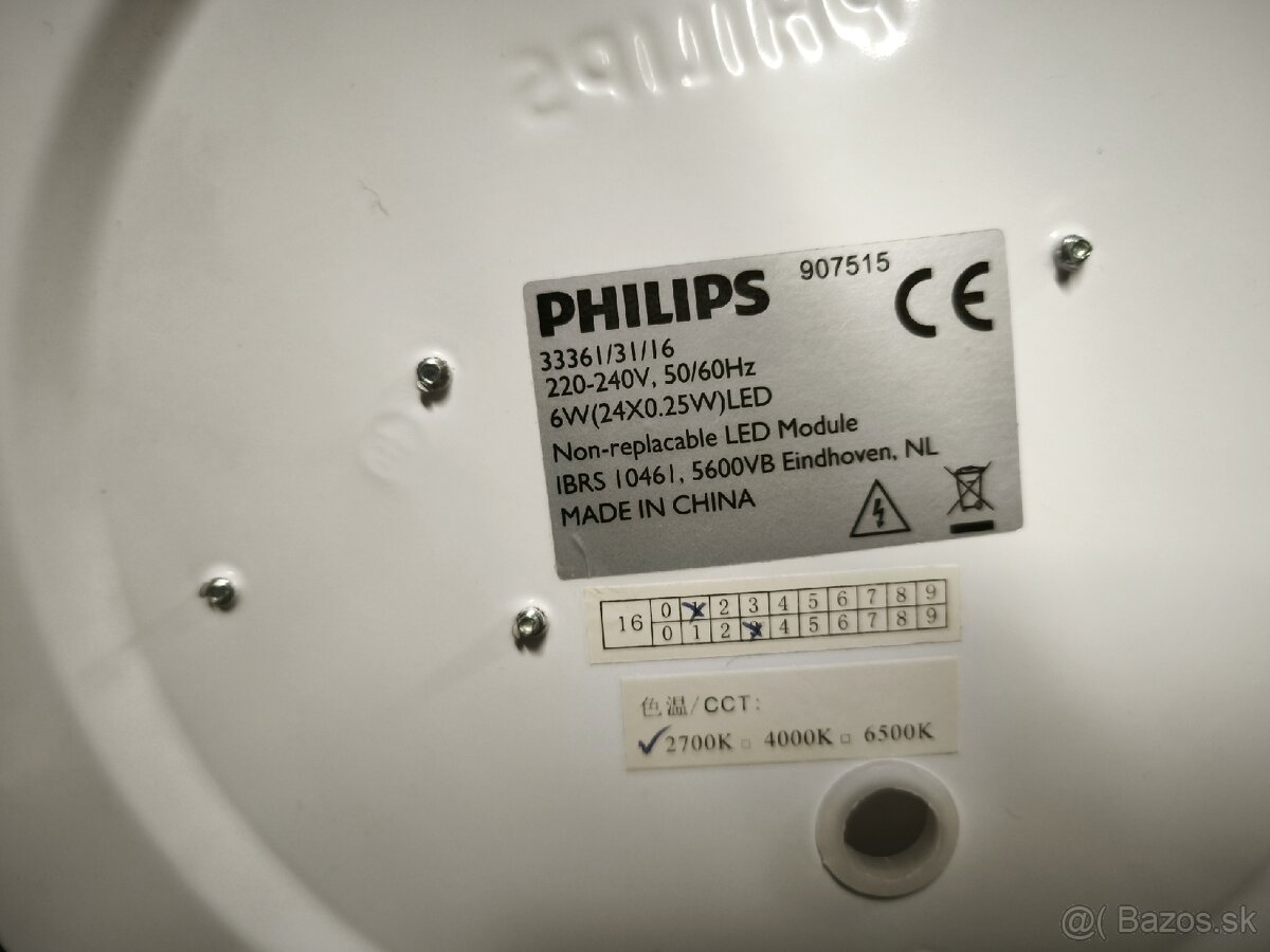 2 ks modernych LED svietidiel PHILIPS Cinnabar - 32/25 cm - 3