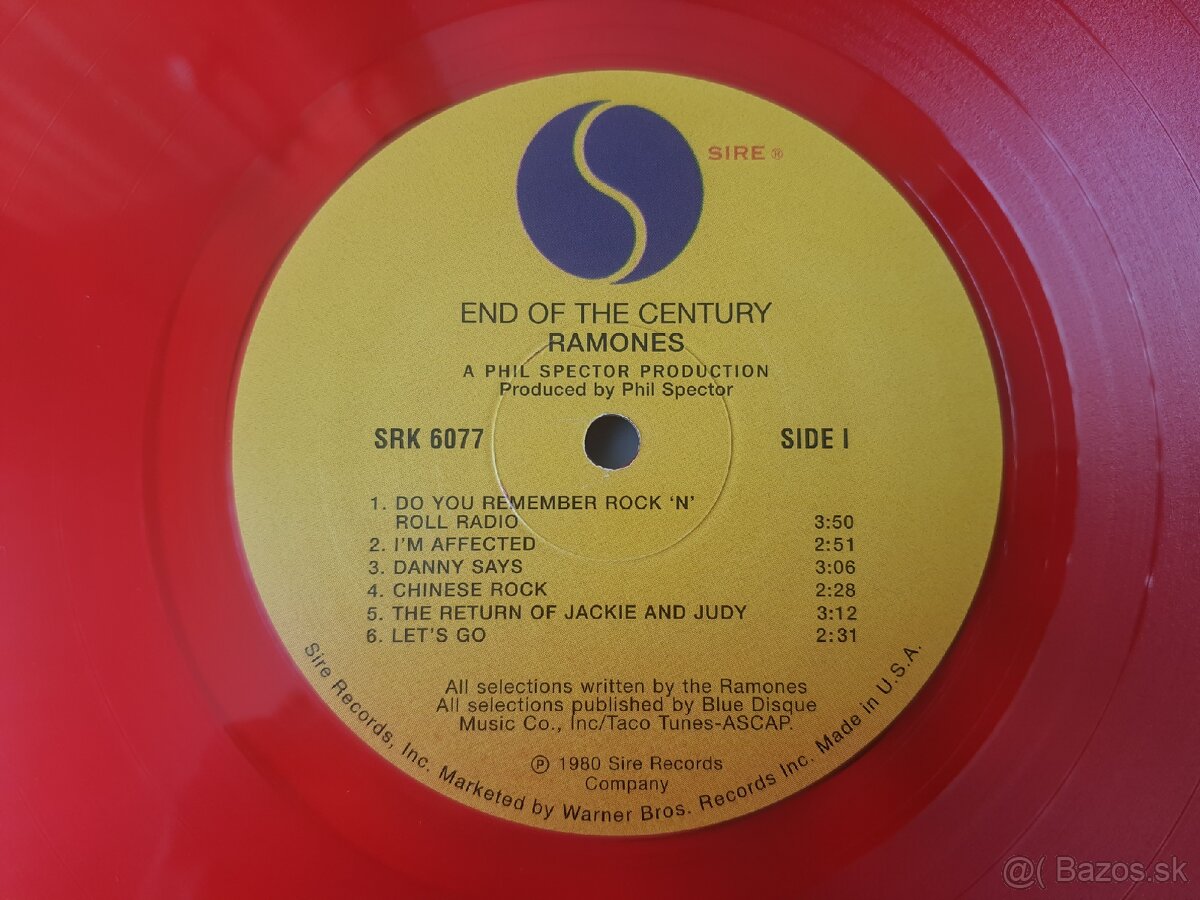 Ramones - End of the century, vinyl, ( color red ) - 3