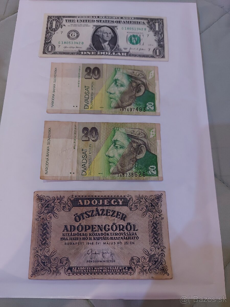 Staré bankovky. - 3