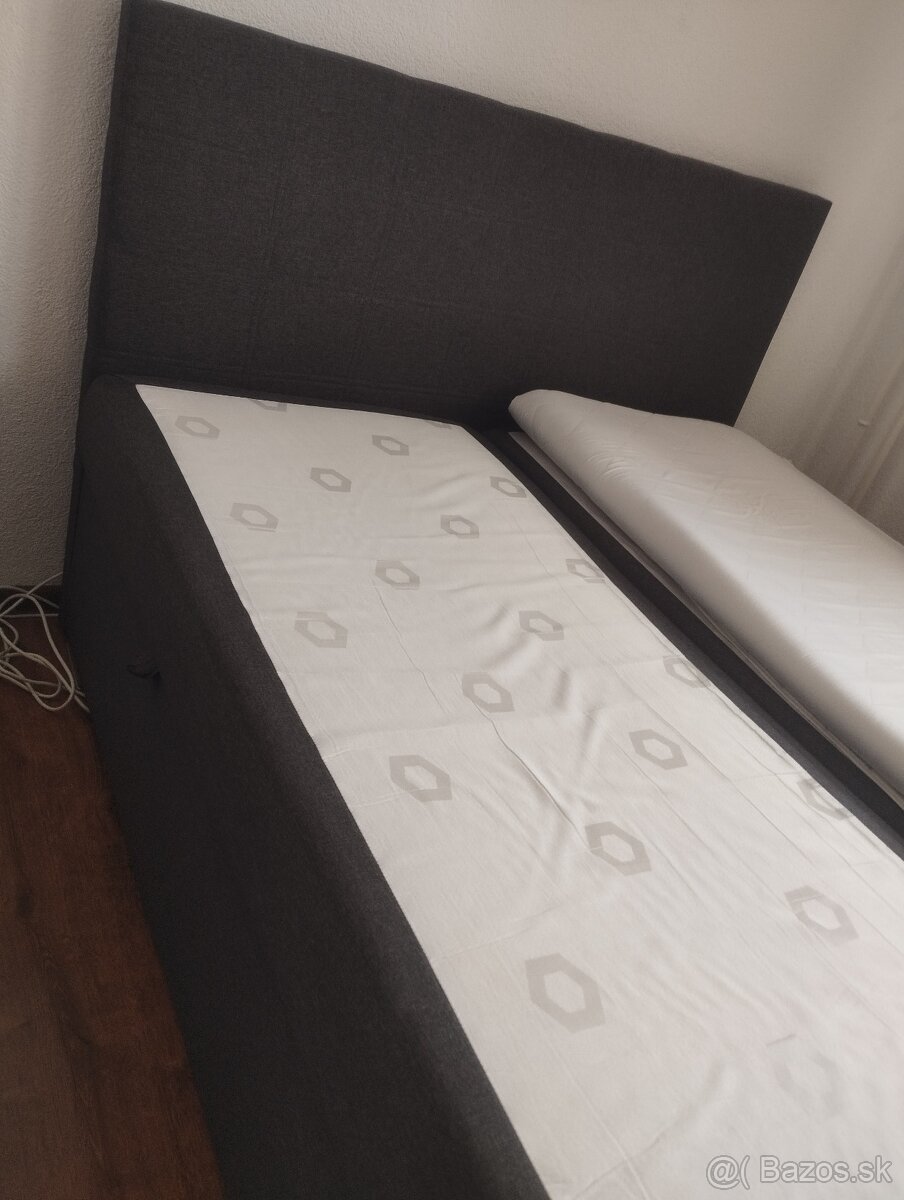 Manželská posteľ Alice - šedá - 3