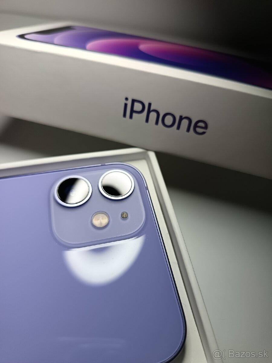 Iphone 12 mini fialový 64gb,TOP PONUKA, NOVÁ BAT.100% - 3