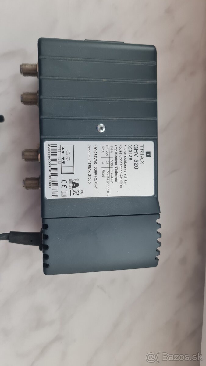 TRIAX GHV 520 – TV zosilňovač - 3