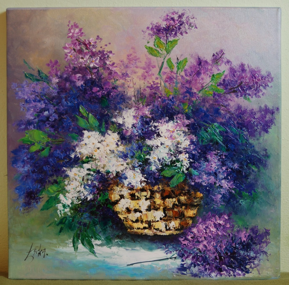 OBRAZ - Olejomaľba -Małgorzata Łącka - Májová báza - 3