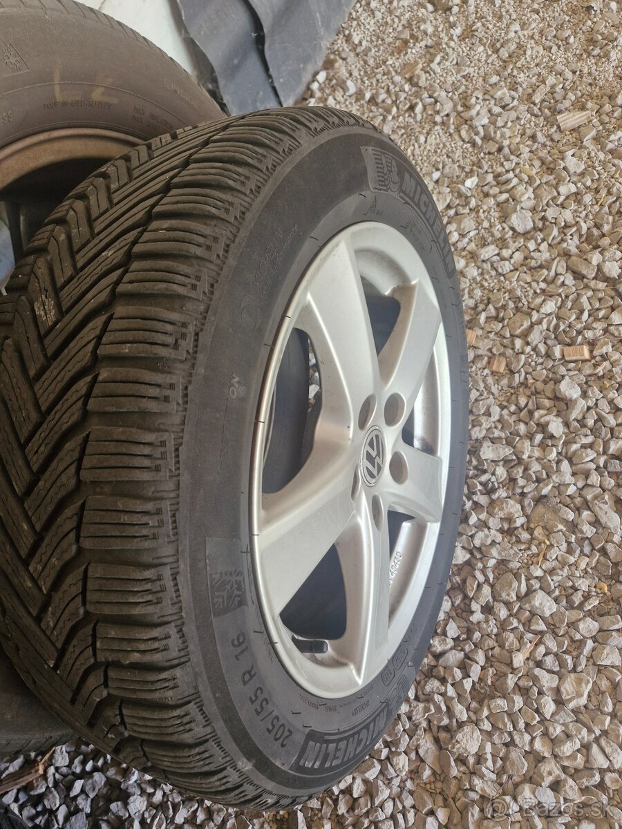 Predám zimné VW pneumatiky s diskami - 3