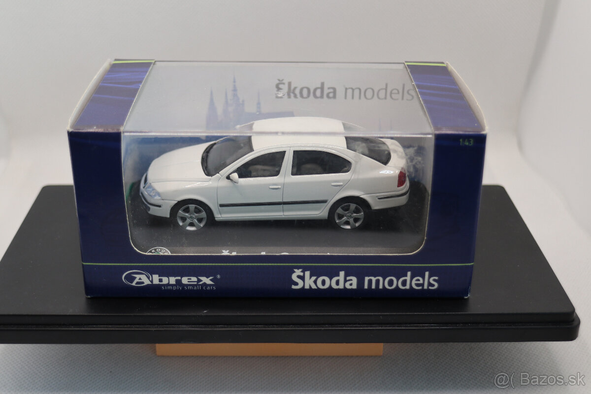 Modely Škoda 1:43 Abrex biele - 3