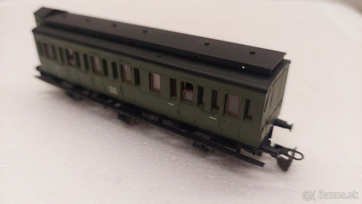 TT vláčiky, vagóny - osobný historický trojnápravový vozeň - 3