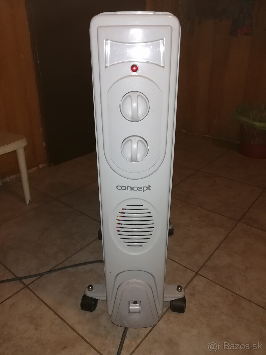 Predám olejový radiátor Concept 2000 W - 3