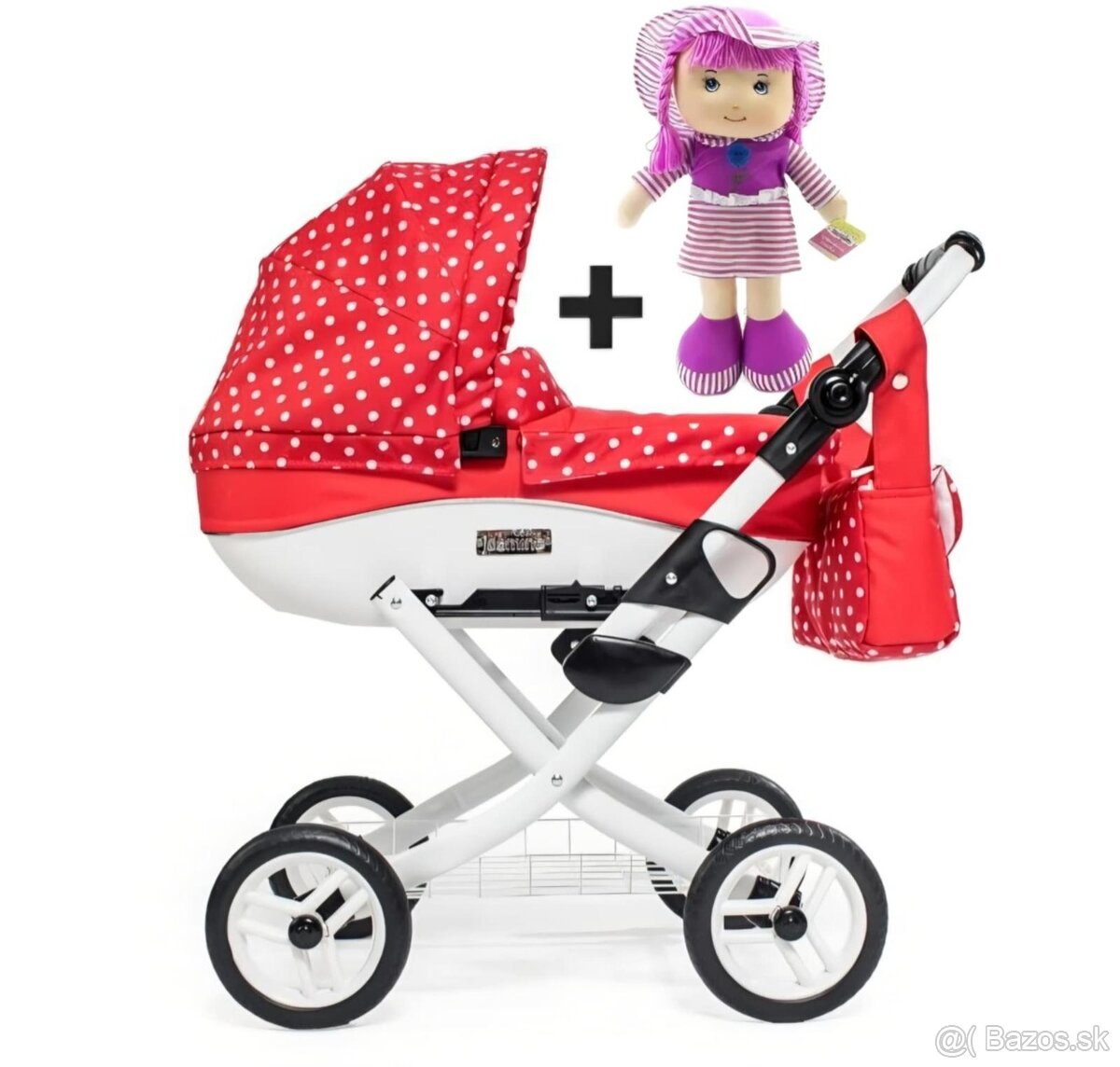 Kočík pre bábiku + spievajúca bábika - 3