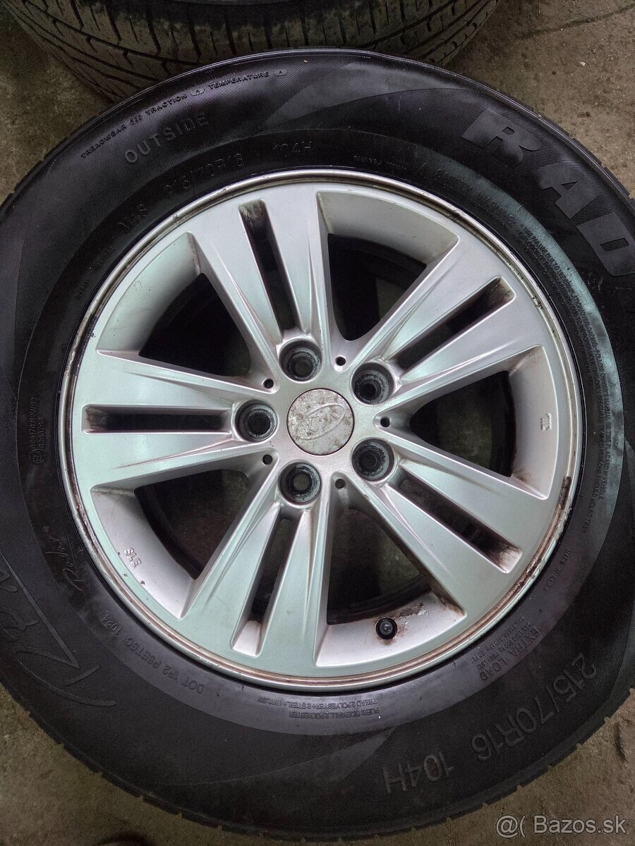 Predám elektrony, kolesá, z kia sportage 3 215/70 R16 - 3