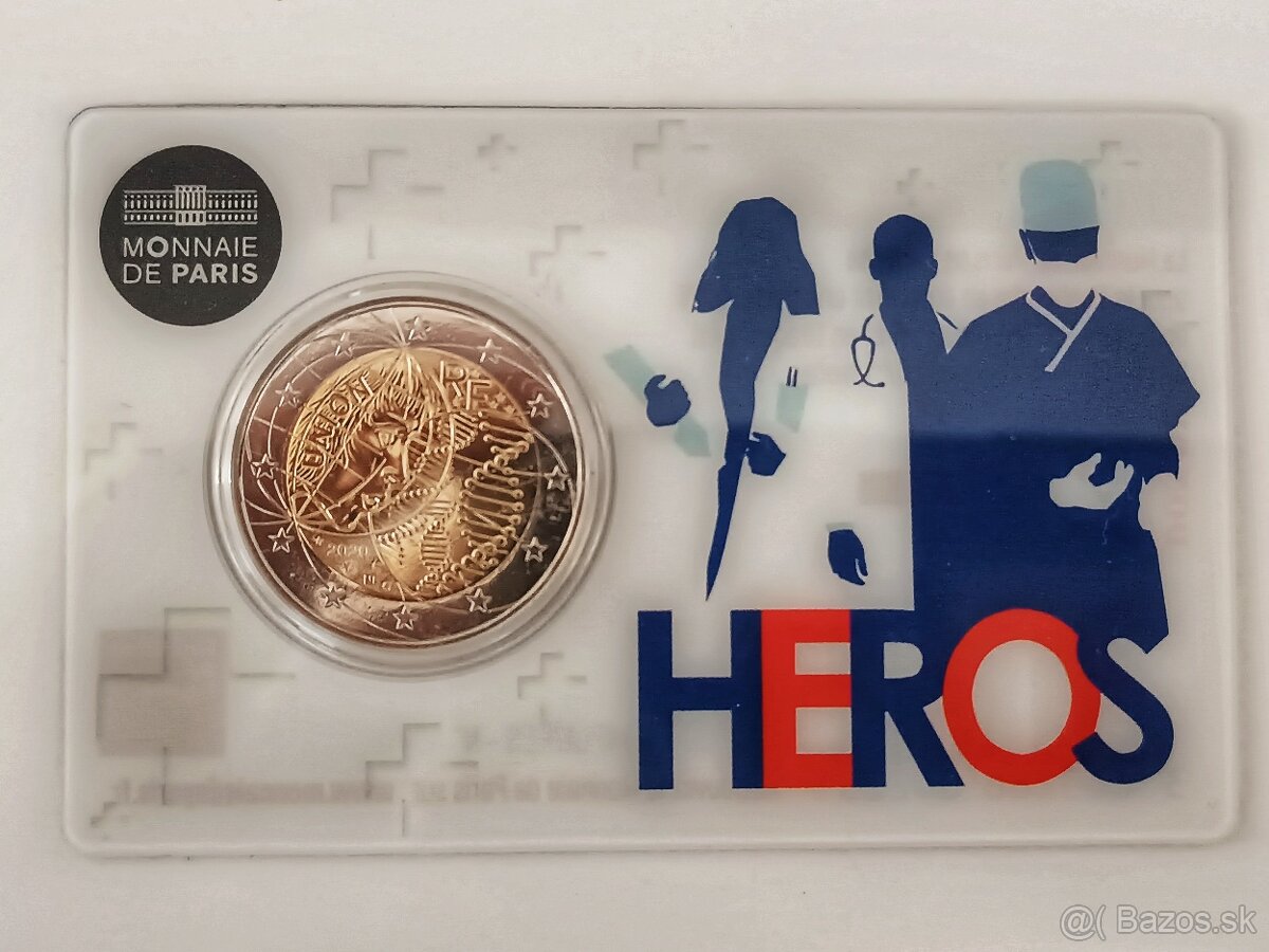 Francúzsko 2020 Research ,2€ euro - 3