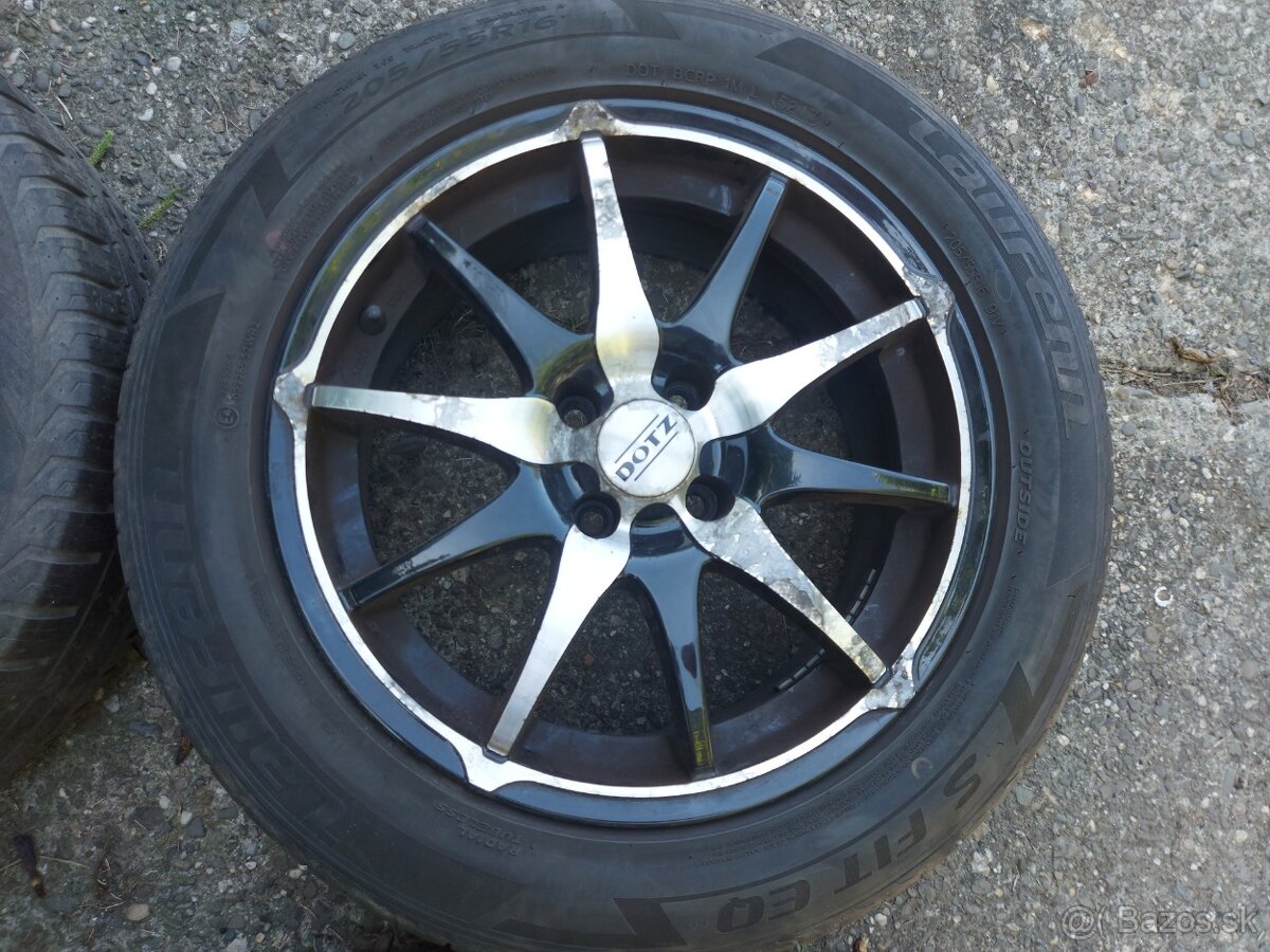 OPEL ALU kola DOTZ R16 s pneu LAUFEN 205/55 R16 - 3