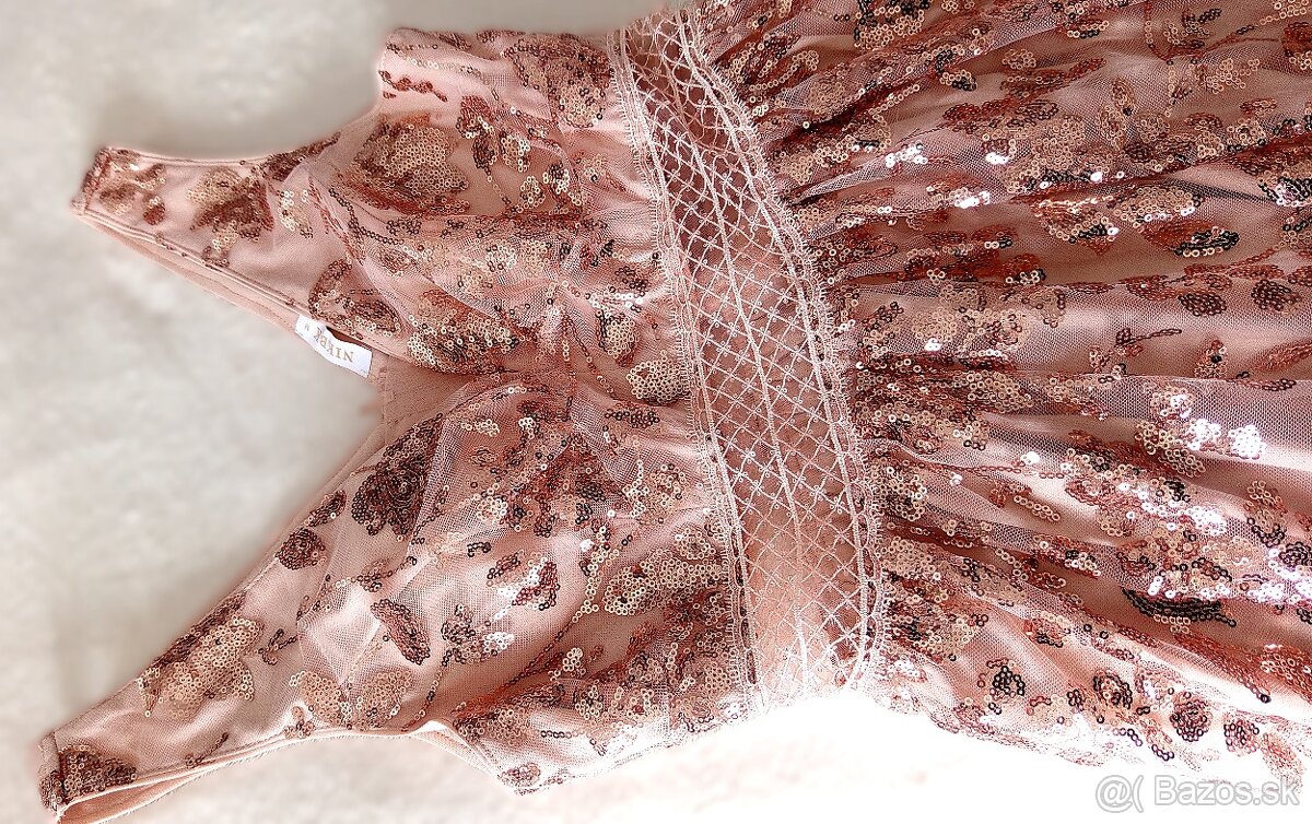 Šaty na ples, stužkovú, svadbu - veľkosť 36/38 - 3