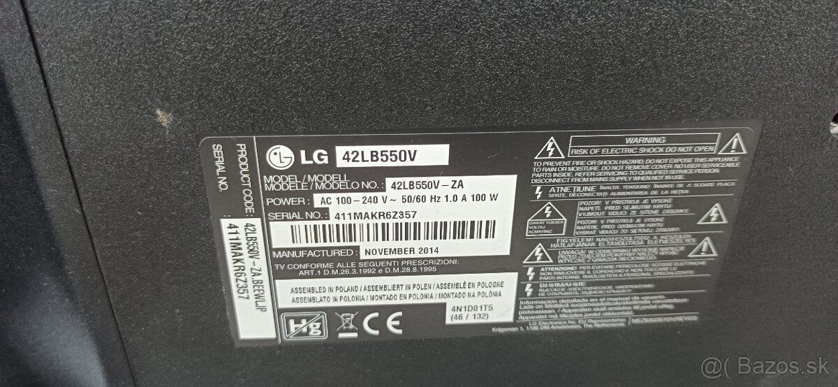 Lg 42lb550v - 3