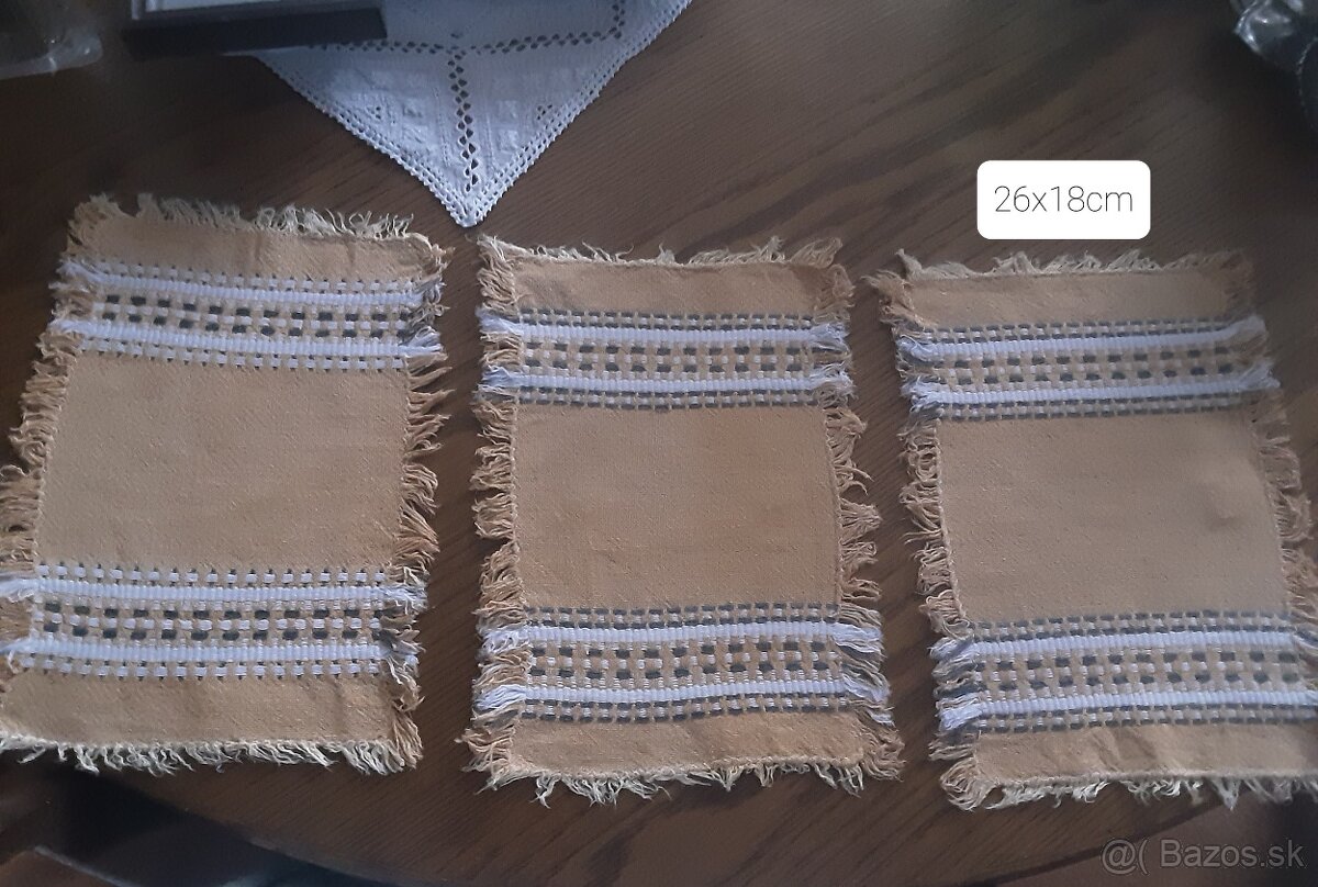 Predaj obrúskov a prestieraní zo 60.- 80.rokov - 3