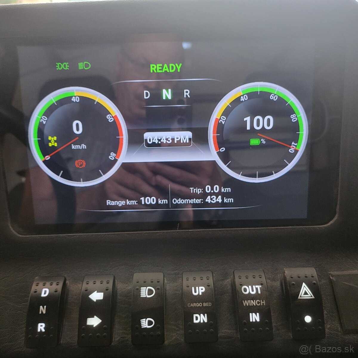 UTV,Kandi Cowboy ,LiFePO4 batéria,L7e,EČV - 3