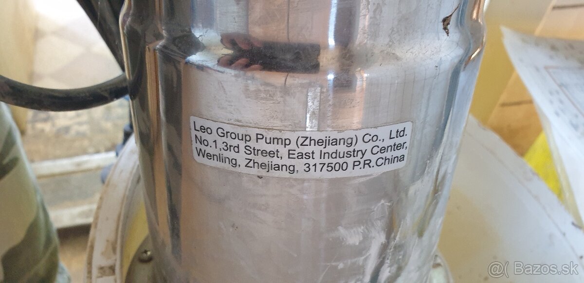 Kalové ponorné čerpadlo XKS 750SW Leogroup - 3