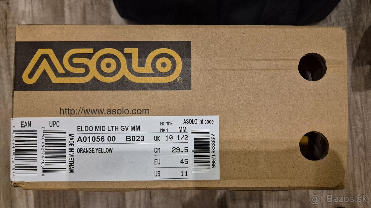 Predám turistické topánky ASOLO - 3