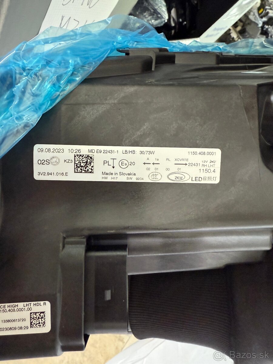 Predám svetlá Škoda Superb III facelift - 3