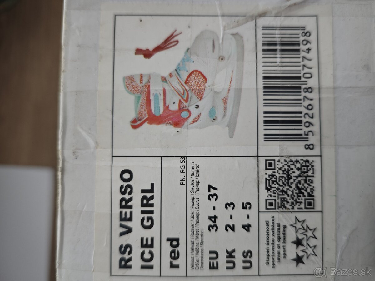 Predám divčenskw korčule 34-37 - 3