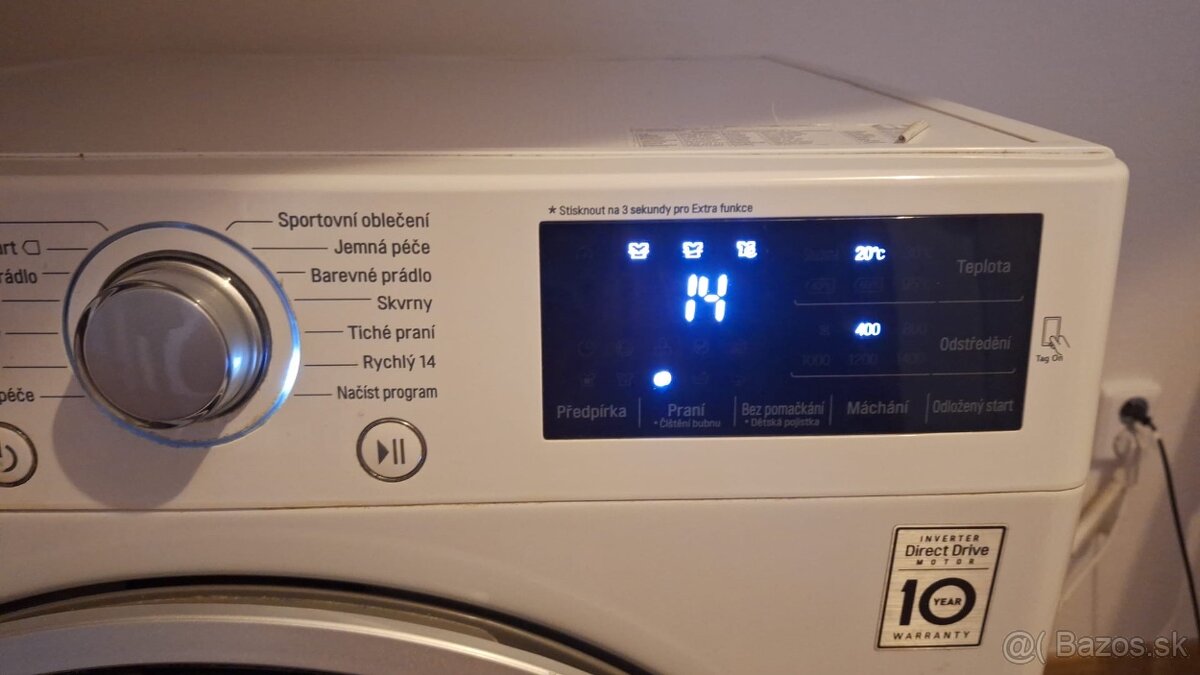 Predám automatickú práčku značky LG - 3