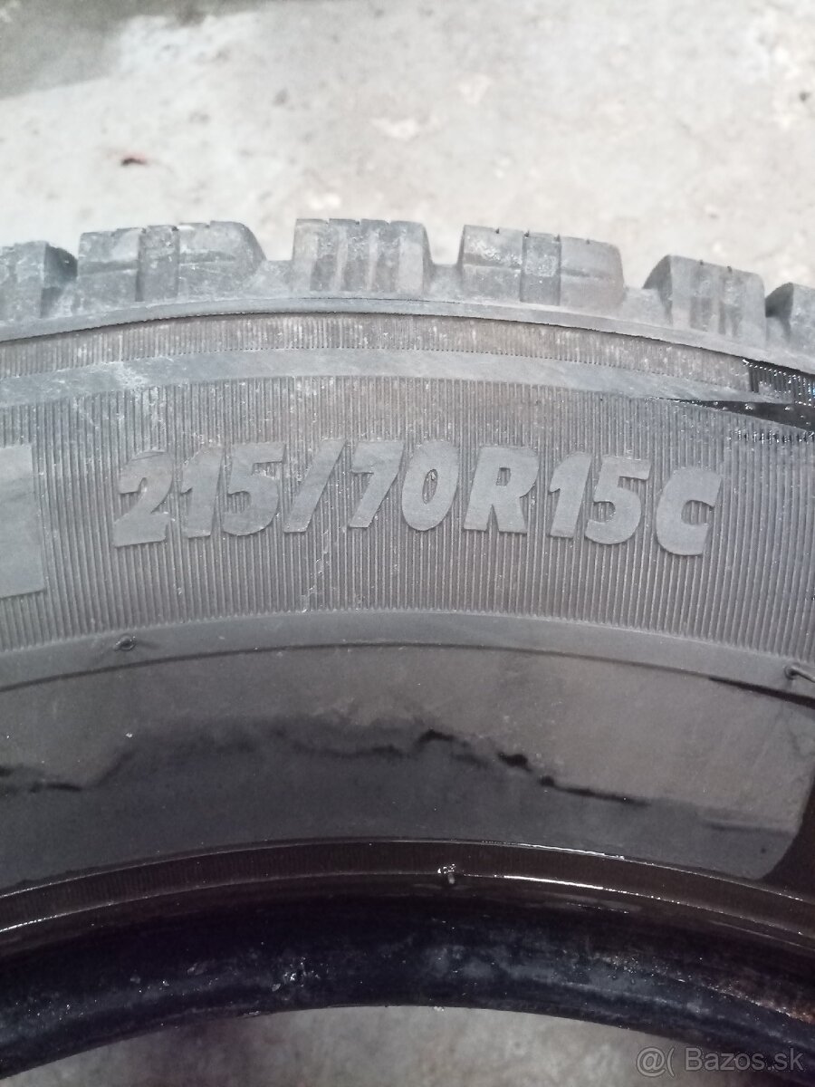 215/70R15 C Michelin zima jazdené - 3